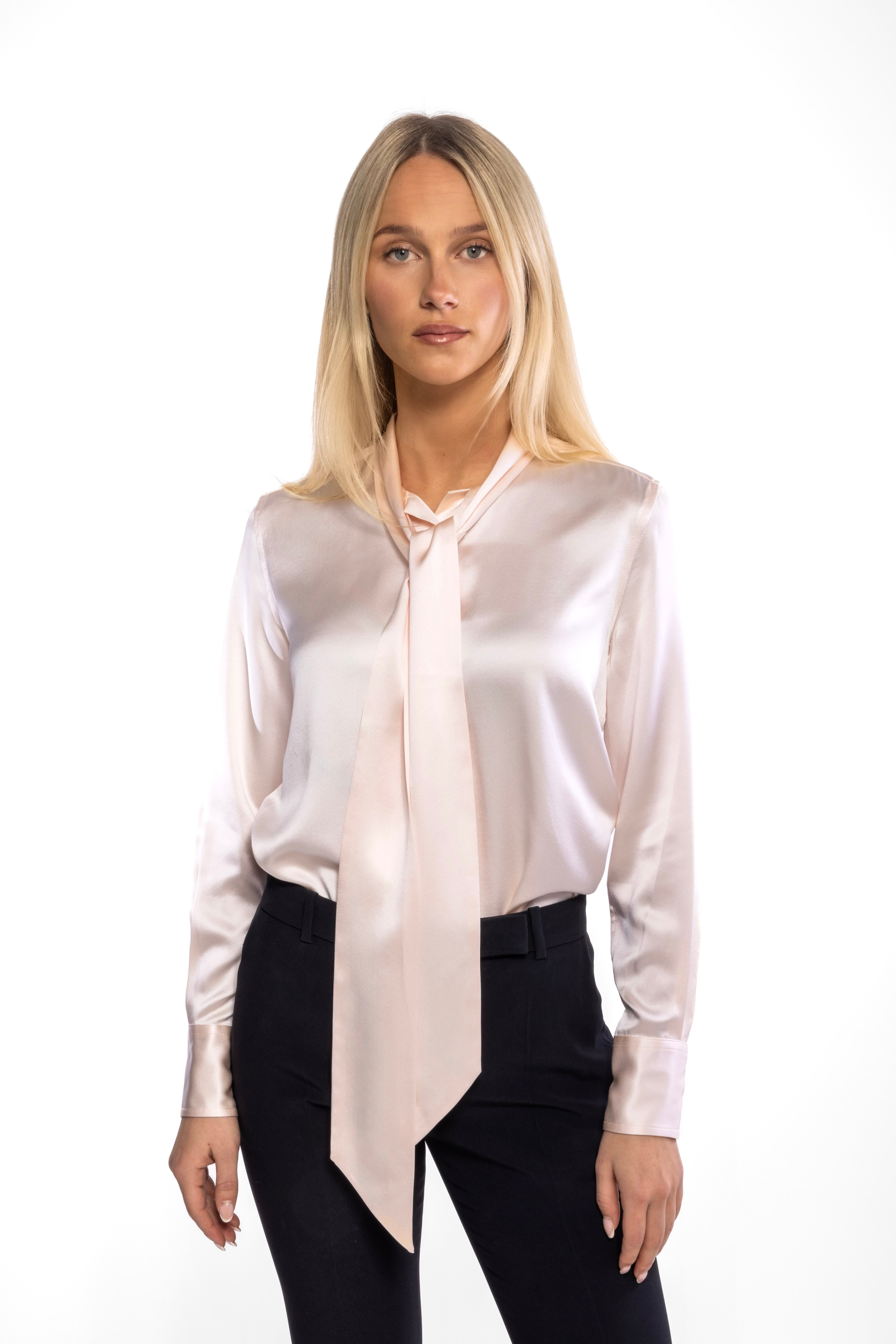 Light Pink Silk Shirt