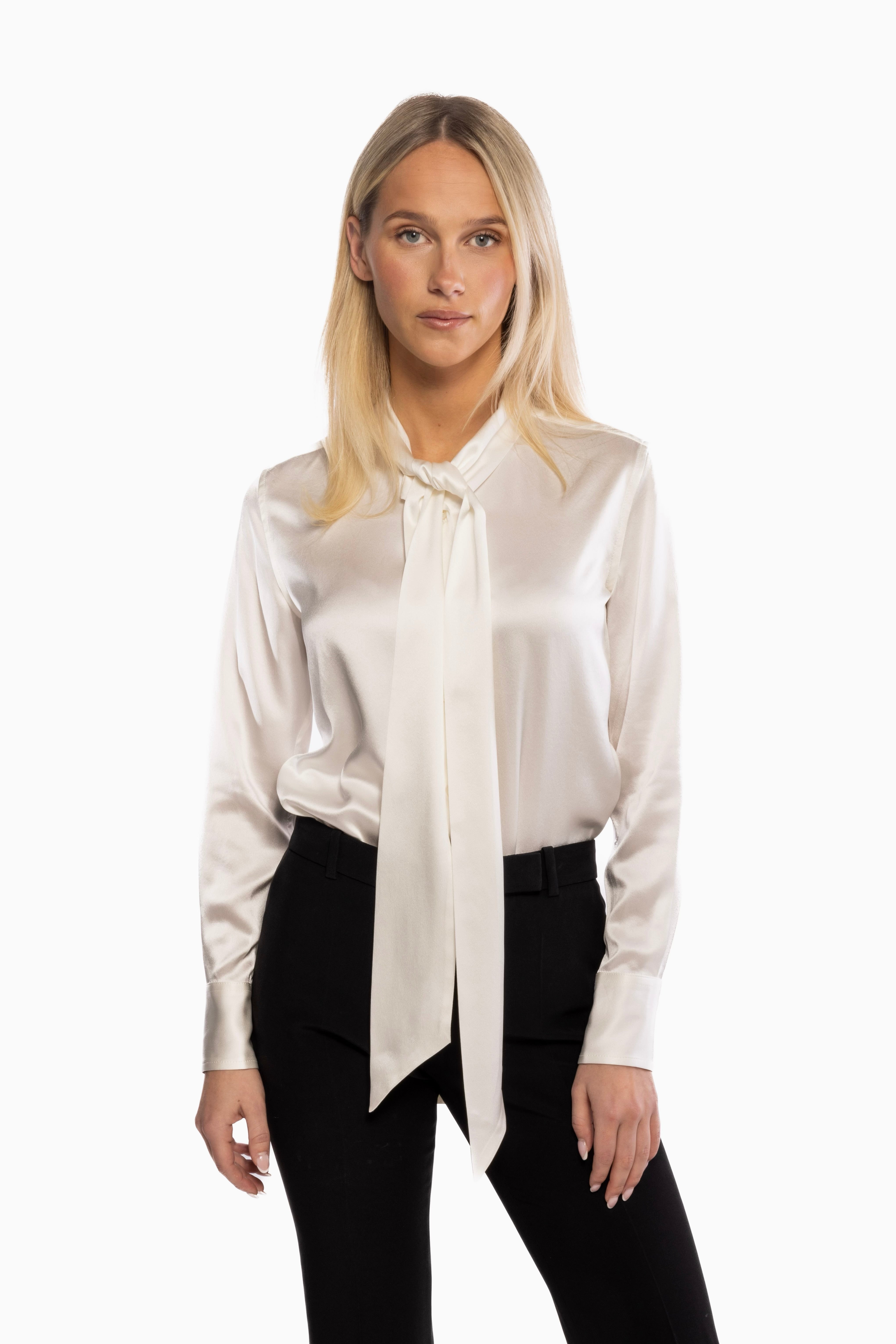 Pearl Silk Blouse