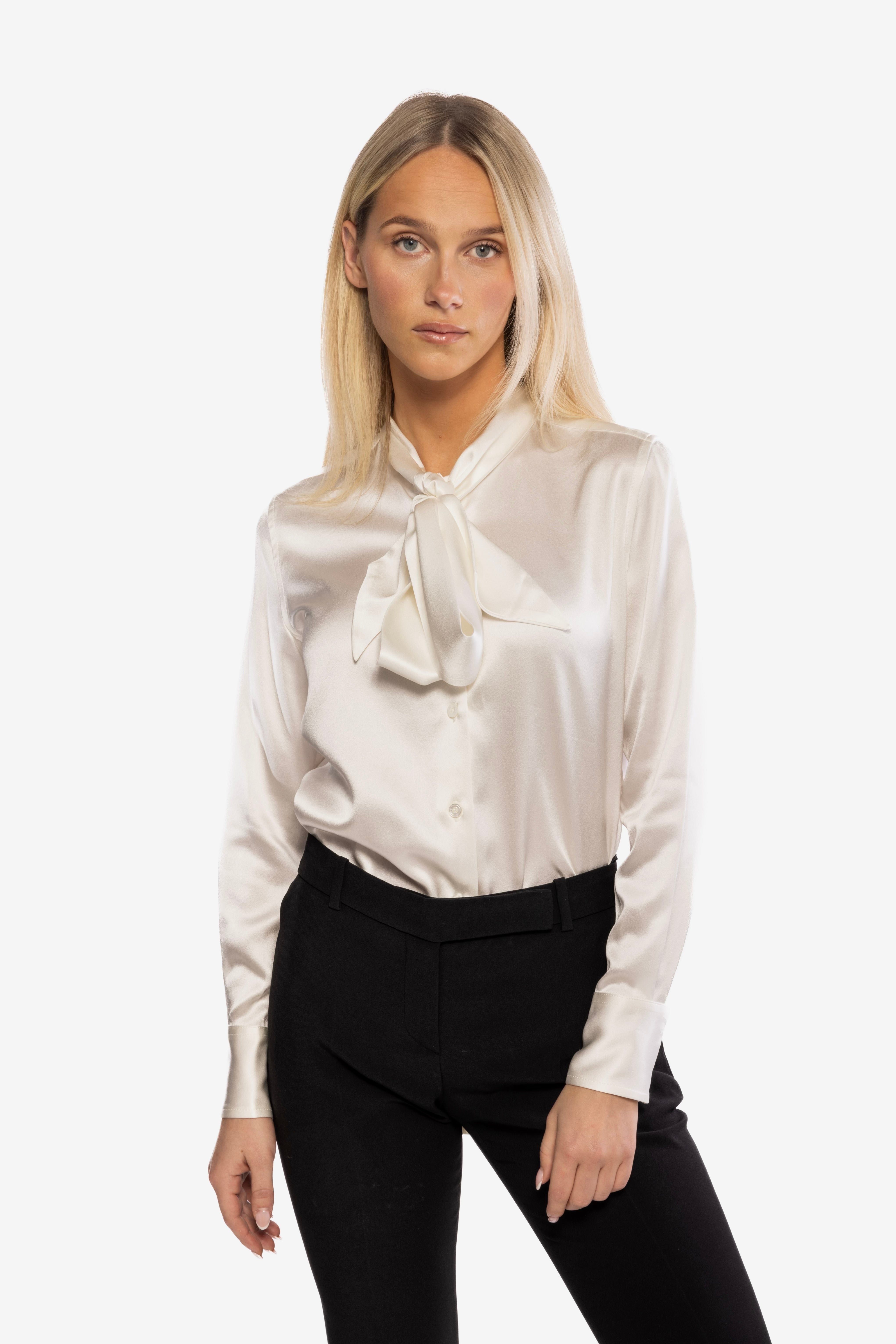 Pearl Silk Blouse